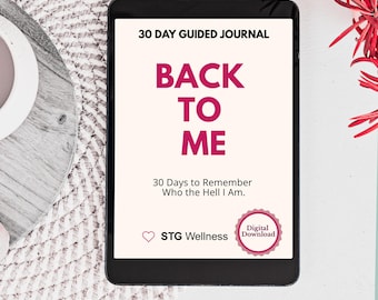 Back To Me: Self-Discovery Journal for Women (PDF Download)