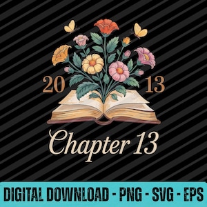Chapter 13 Official Teenager SVG PNG EPS | 13th Birthday Teen Girl Boy Digital Download
