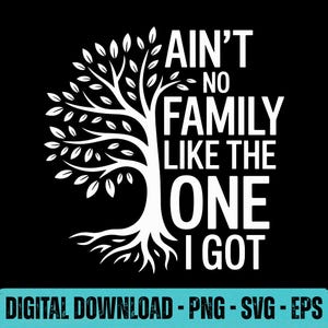 Aint No Family Like Mine SVG PNG EPS Family Reunion Tree Graphic