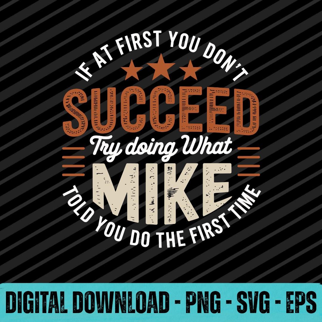 If at First You Don't Succeed Try Doing Svg - Etsy Canada