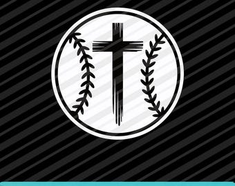 Christian Baseball Faith Sports PNG SVG EPS