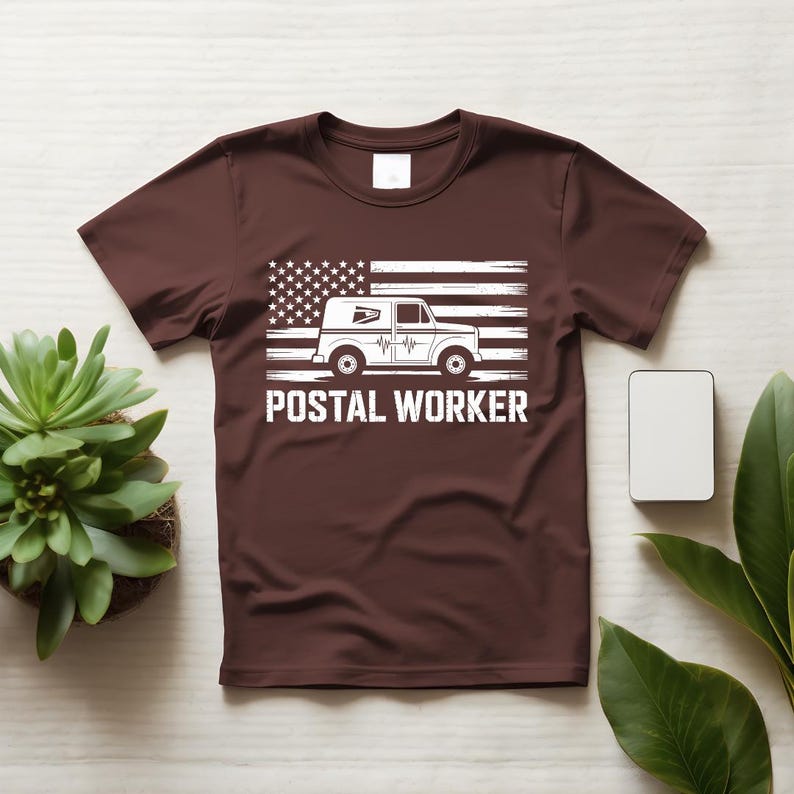 USA Flag Postal Worker SVG PNG Eps | Mail Carrier Postman Distressed ...