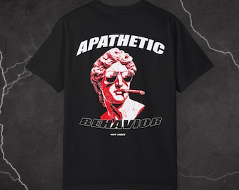 Apathetic Behaviour Oversized T-Shirt: Edgy Streetwear mit klassischer Skulptur