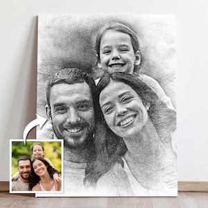 Merge Family Photos, Add Person To Photo, Christmas Gifts Combine Photos, Family Portrait, Memorial Gift Dad, Custom Memorial Gift, Wall Art