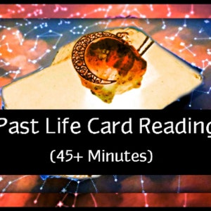 Past Life Card Reading 45 Minutes Video Recorded Past Life Connections image 2