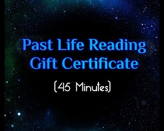 Gift a Past Life Card Reading (45 Minutes)