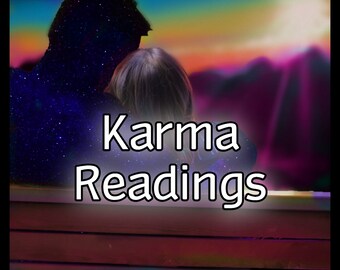 Karmic Card Reading 45+ Minutes - Past Lives - Karmic Relationships - Karmic Lessons - Blocks - Lovers - Enemies - BFFs