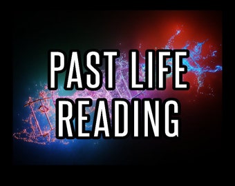 Past Life Card Reading - Original Past Life Deck - Reincarnation - Karma - Soul Family- Lessons - Multiverse - Healing