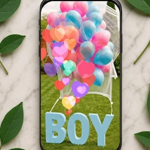 It&#39;s a Boy, Gender Reveal Video, Baby Gender Reveal, Boy Gender Reveal, Digital Baby Announcement, Video Gender Reveal, Digital Download