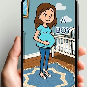 It&#39;s a Boy, Gender Reveal Video, Baby Gender Reveal, Boy Gender Reveal, Digital Baby Announcement, Video Gender Reveal, Digital Download