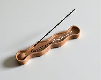 Personalized Concrete Incense Burner – Modern Minimalist Gift