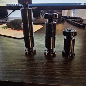 Set of 4x adjustable egg crate frag stands for saltwater aquarium.