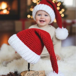 Patroon gehaakte kerstmuts: gemakkelijke vakantiebeanie (pdf)