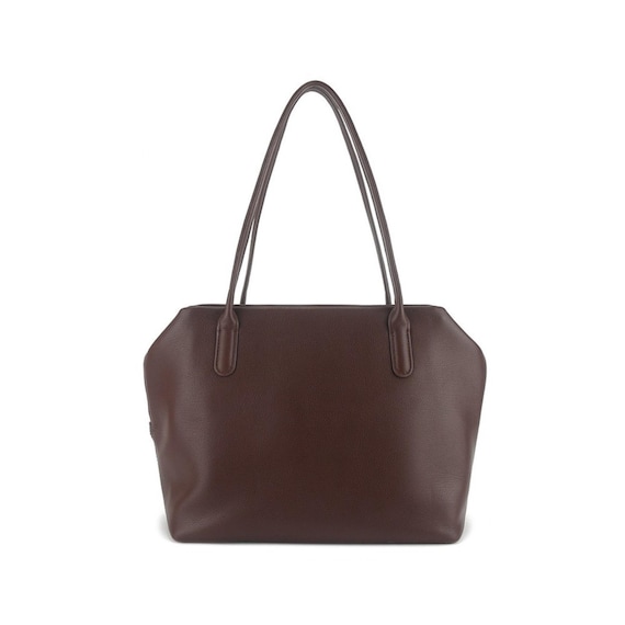 Minimalist Henri Inspired Soft‑Grain Leather Tote Bag