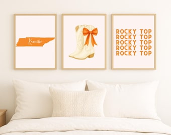 University of Tennessee Digital Prints, Set of 3
