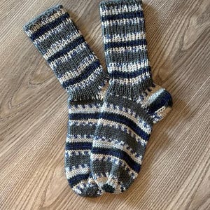 Handmade, knitted socks