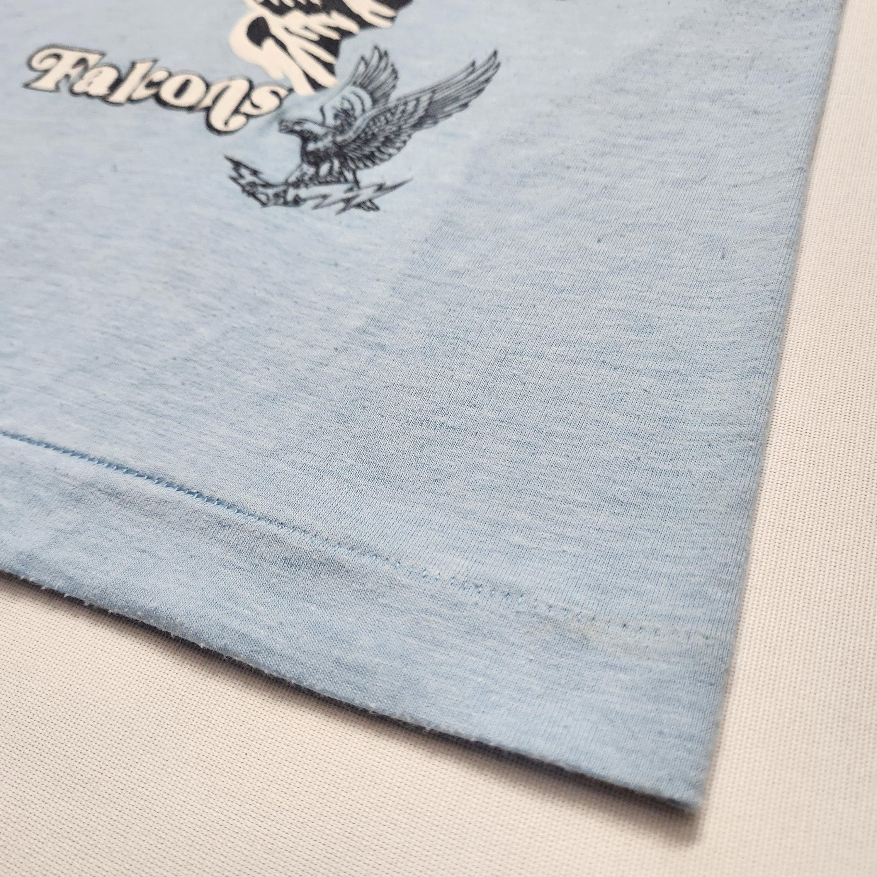Vintage 70s Champion UW River Falls Falcons Ringer Tee Kids 2/3y image 10