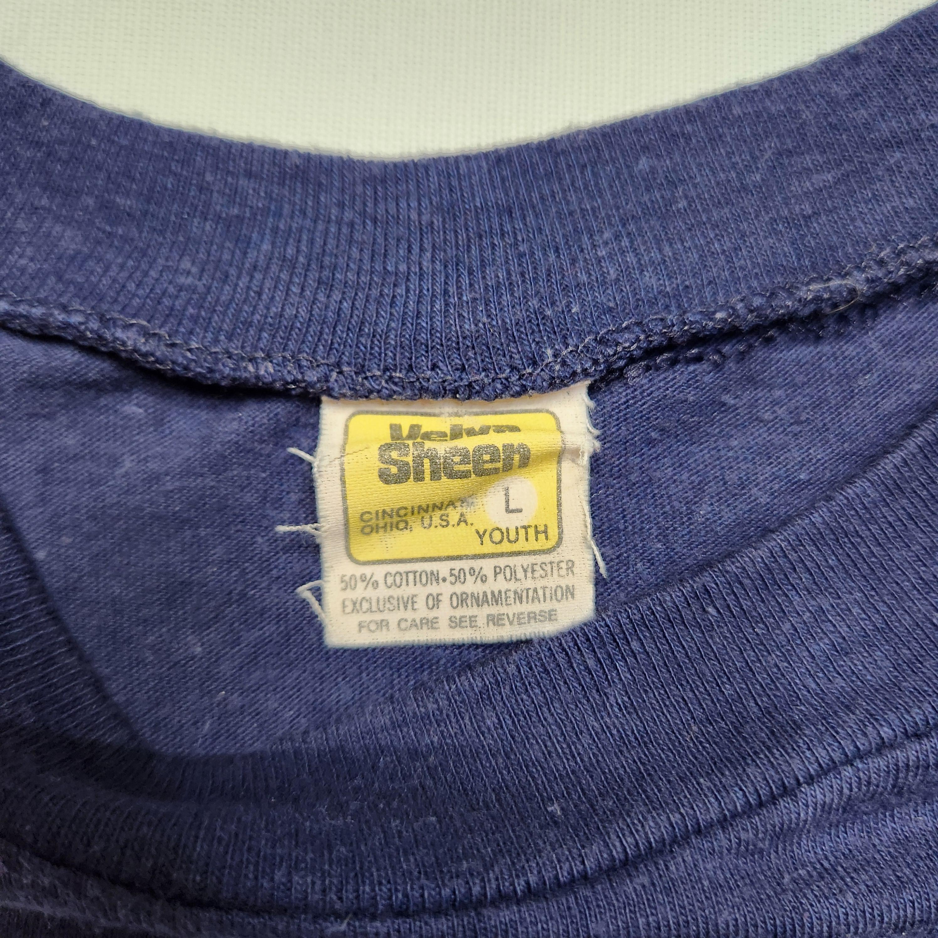 Vintage Mickey Mouse Kansas Navy T-shirt (7-9y) image 5