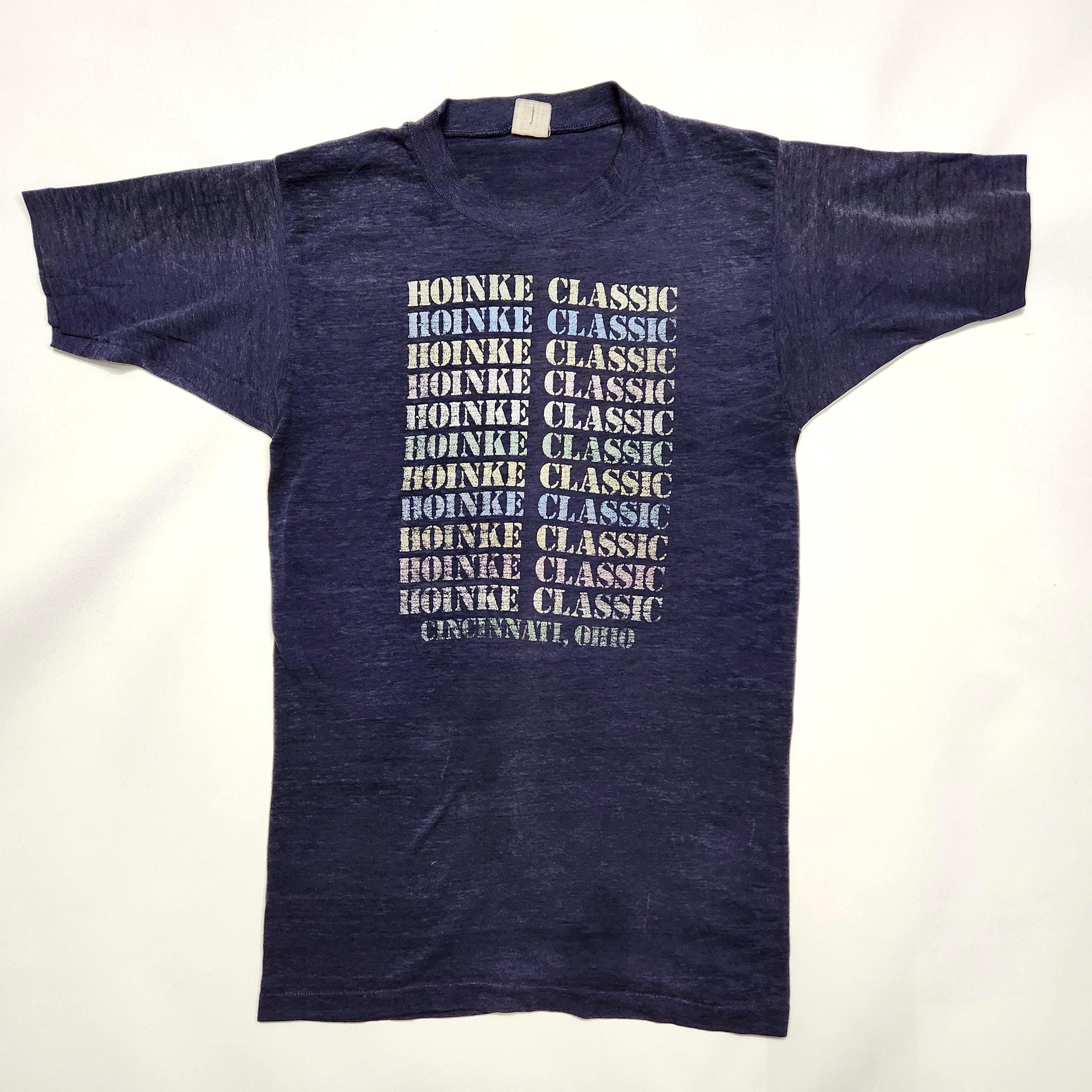 Vintage 70s Hoinke Classic Bowling T-Shirt Cincinnati Ohio Paper Thin XXXS