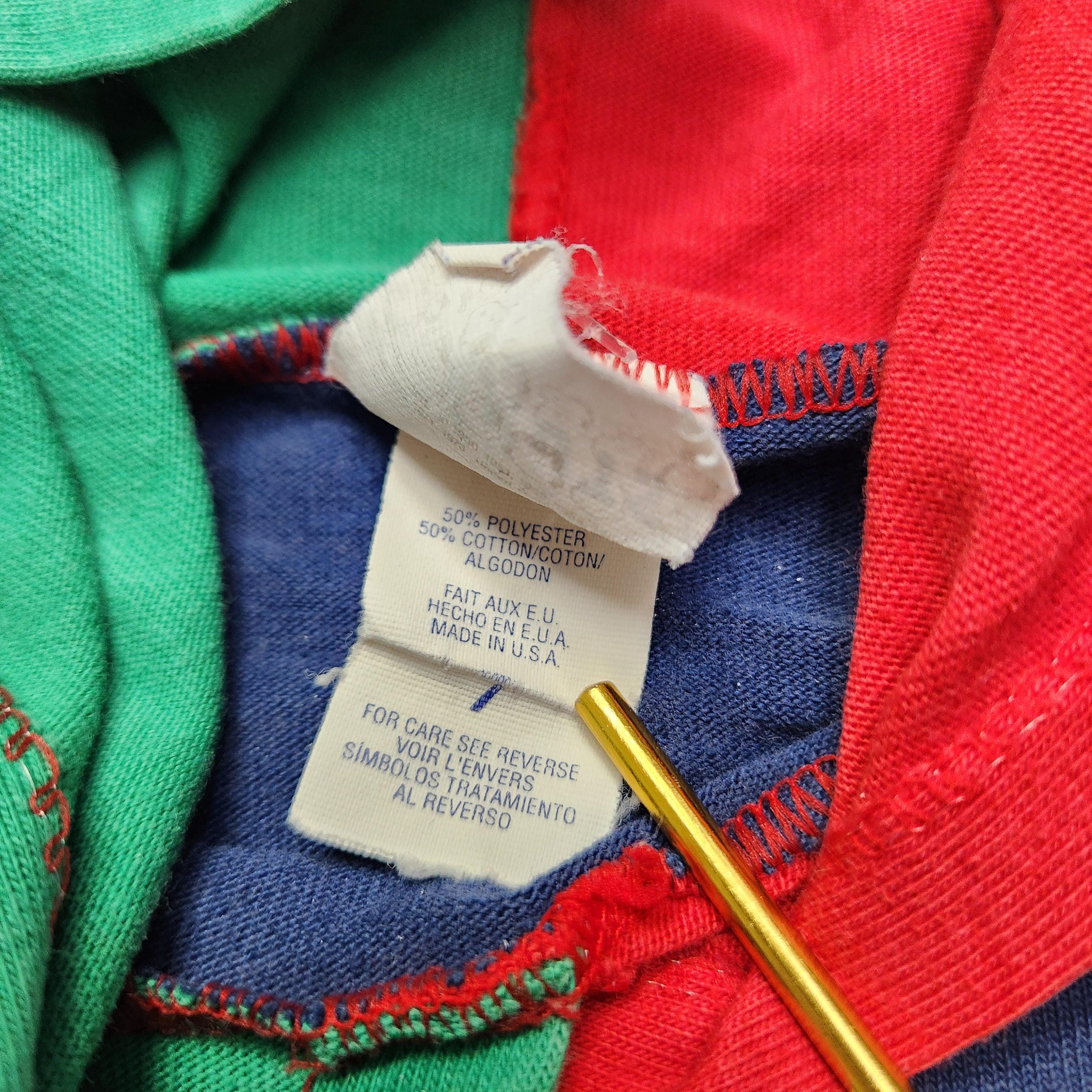 90s Peanuts Snoopy Good Grief Color Block Hooded Tee Shirt (Kids 4/5y) image 9