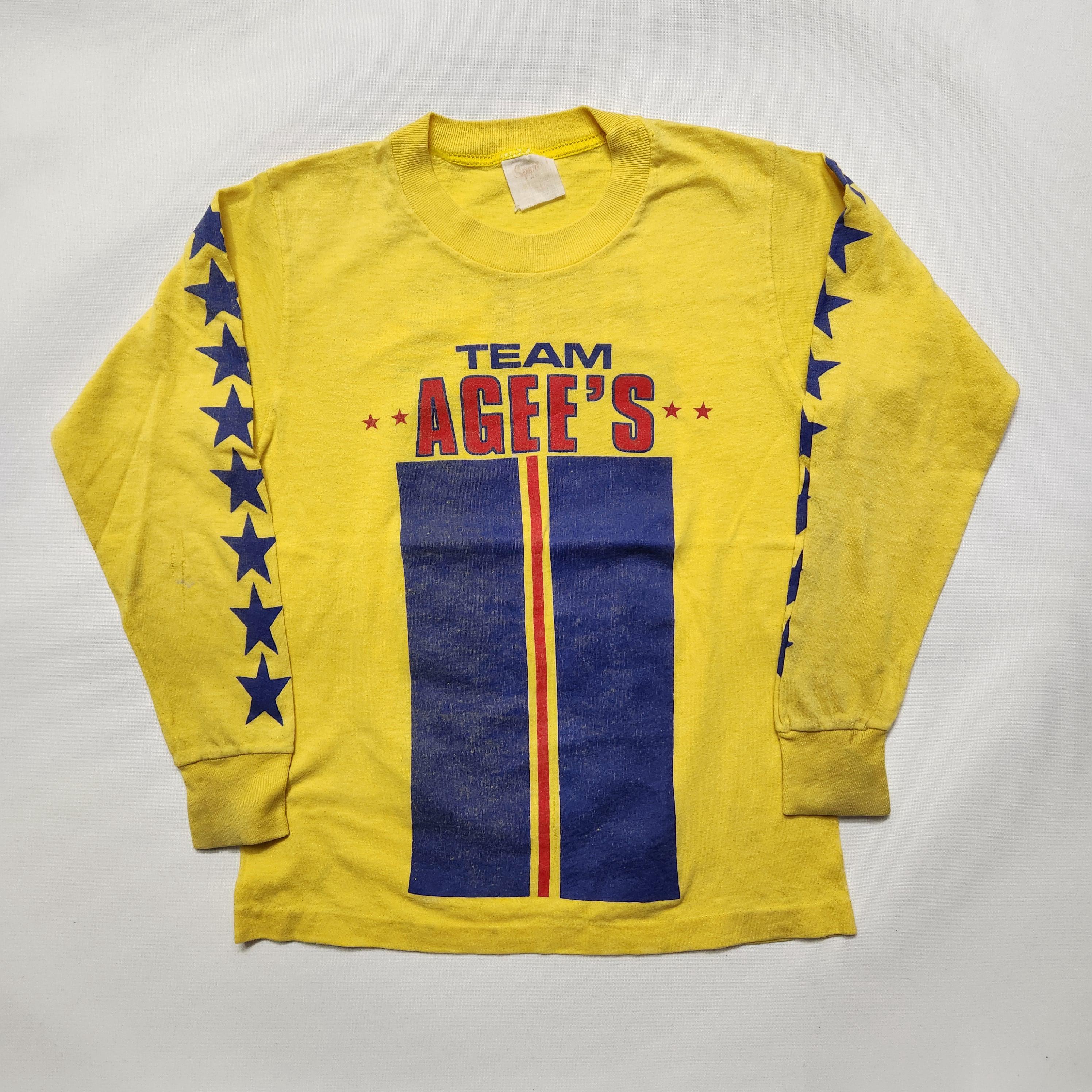 ASIS 70s 80s Kids Vintage Team Agee&