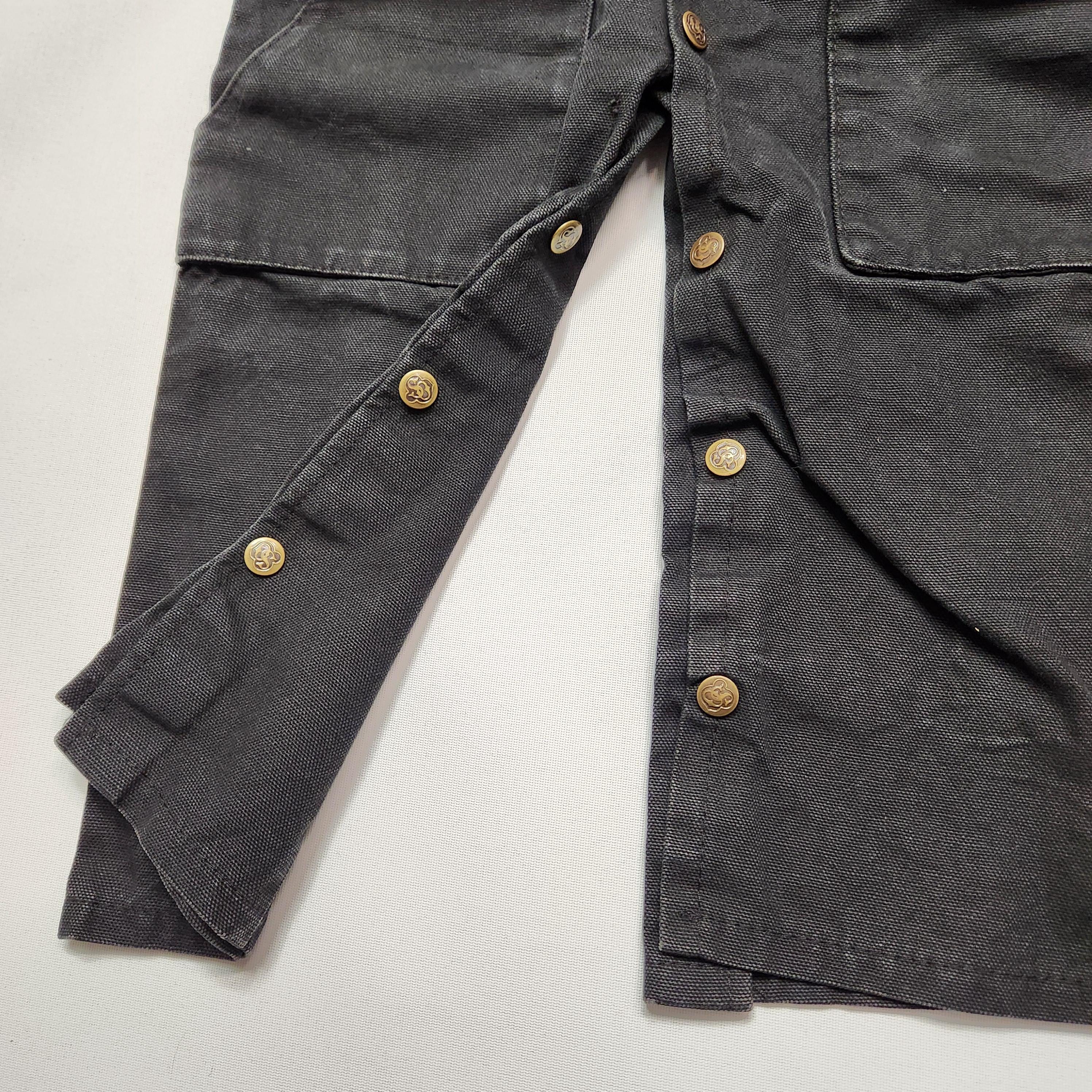 Vintage 90s Schaefer Outfitter Black Canvas Western Coverall Jumpsuit 2-3y image 8