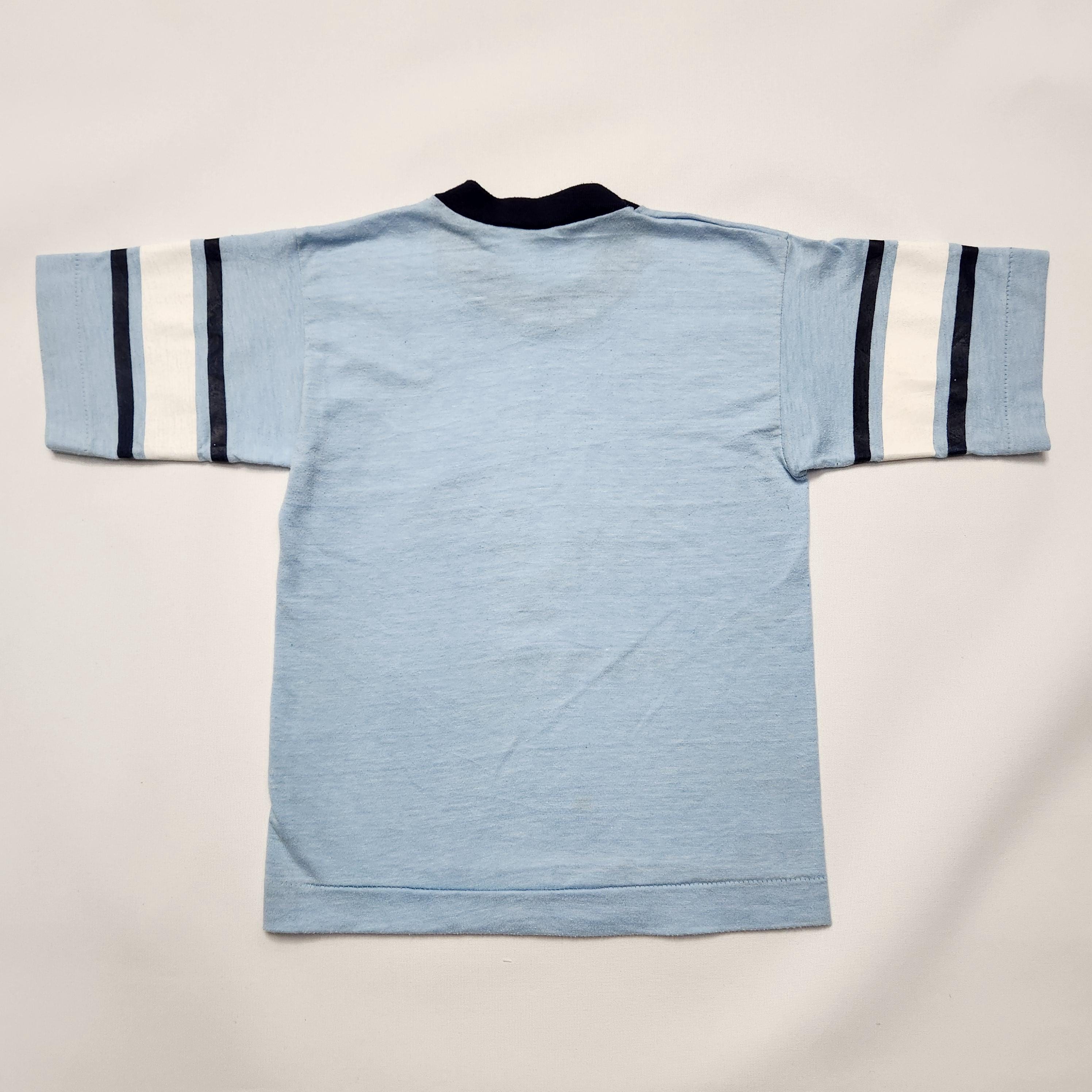 Vintage 70s Champion UW River Falls Falcons Ringer Tee Kids 2/3y image 9