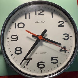 Seiko Transistor Wall Clock - Etsy