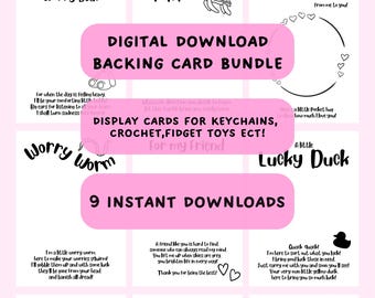 Resin Display Cards, Pocket Hug, Worry Bear PNG (Digital Download)