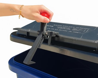 Cierre para cubo de basura – A prueba de viento y animales