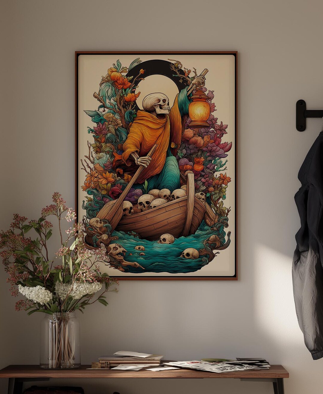 Charon Ferryman of the River Styx - Greek Mythology - Art Nouveau Style ...