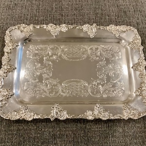 Vintage Silver Plated Small Tray Collectiibles: MARLBORO - ESSAY CANADA
