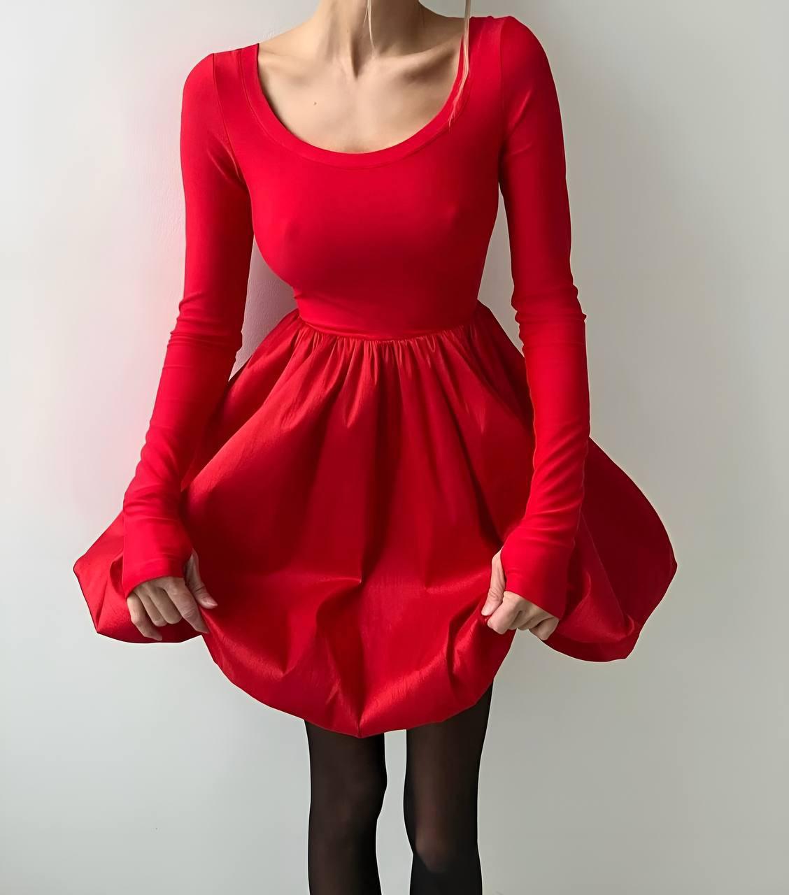 cranberry long dress Ina Long Dress in Cranberry Elegant and Modern main image 1