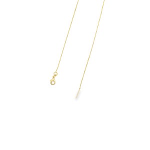 May include: A delicate gold-colored necklace with a slender bar pendant and a lobster clasp. The chain is composed of small, evenly spaced beads. The necklace is displayed against a white background.
