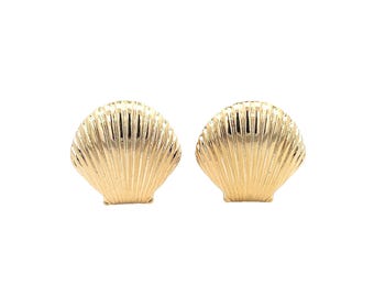 Pendientes pequeños de concha / Pendientes de concha / Pendientes náuticos / Joyería al por mayor (L472A)