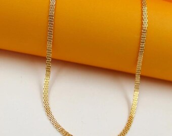 Bismark - Catenina In Oro Giallo 14 Kt, 4,35 Mm, Con Chiusura A - Foto 3