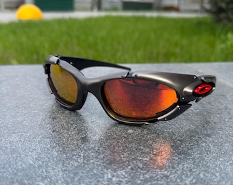 Rare Metal Black Oakley Plate Y2k Gorpcore Polarized Sunglasses - Etsy