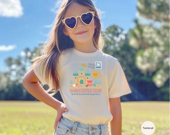 Sandcastle Club Youth Shirt | Beach Kids Graphic Tee | Summer Kids Shirt