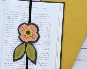 Felt Flower Bookmark - Book Club Gift - Teacher Appreciation - Book Lover - Flower Bookmark - Flower - Book Lover