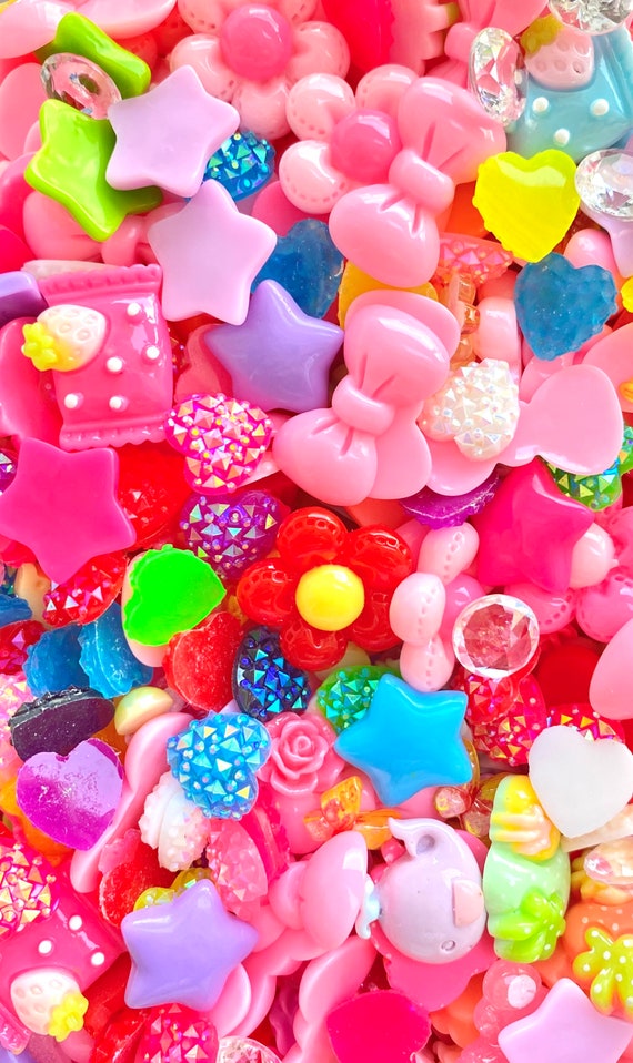 Buy BULK Super Kawaii Pink Pastel Charms for Slime, Mixed Cute