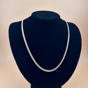 14k Solid Gold Miami Cuban Chain l 3.3mm Real Gold Chain for Men and Women l Dainty & Statement Gold Bracelet-Necklace l Unisex Jewelry