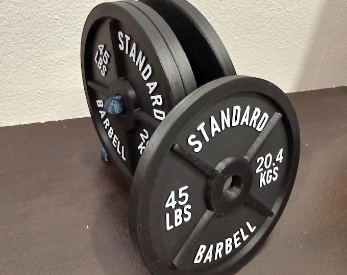 Barbell Coaster Set (set of 4) - Gym Lover Gift, Fitness Decor