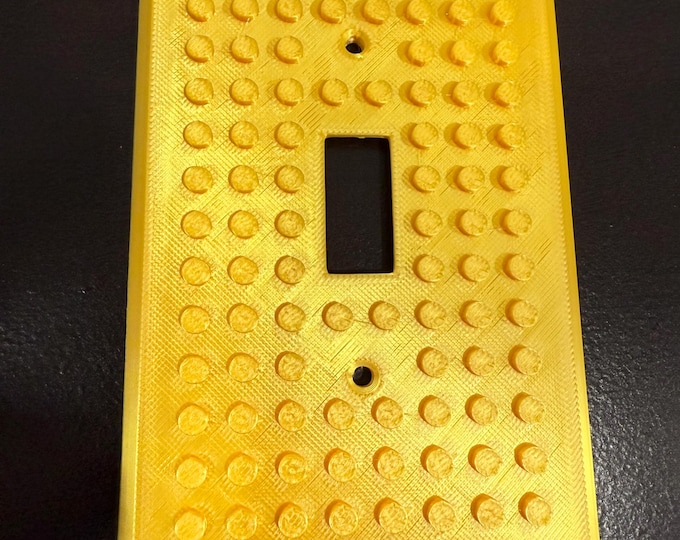 Lego inspired light switch cover