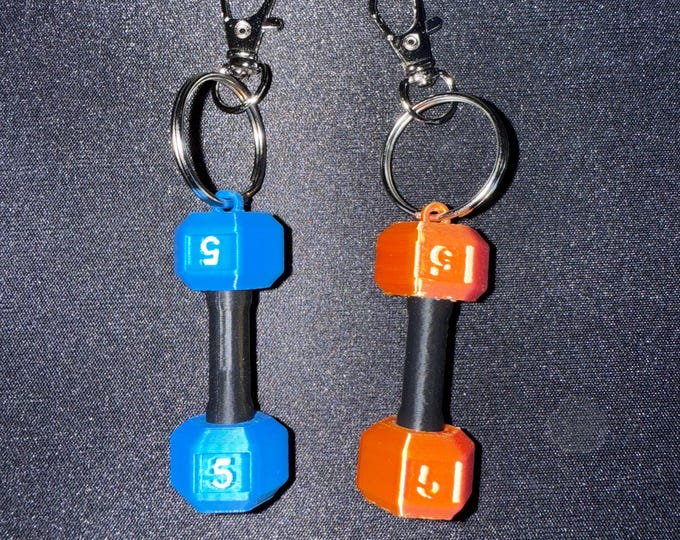 Mini Dumbbell Keychain – Fitness Lover Gift, Gym Motivation Accessory, Weightlifting Charm