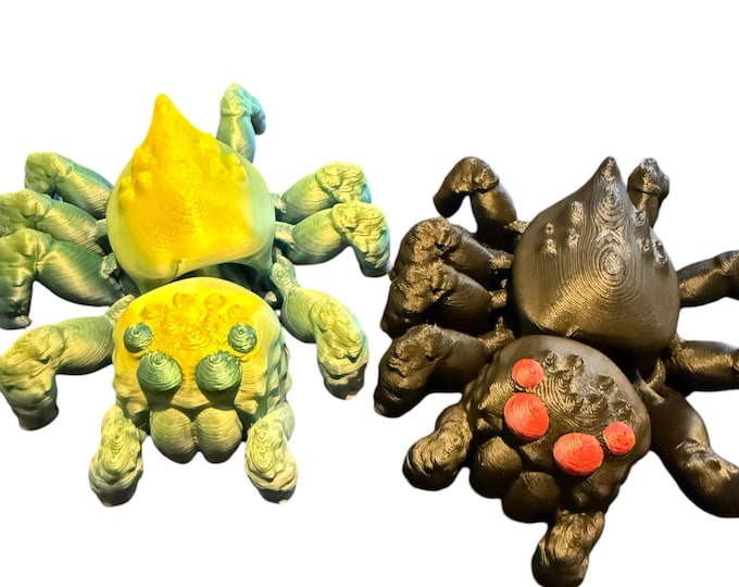 Creepy-Crawly Articulated Spider – Realistic Flexible Toy for Kids & Collectors
