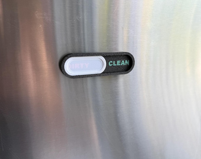 Small Dishwasher Status Magnet - Clean/Dirty Keep Your Dishes in Check!