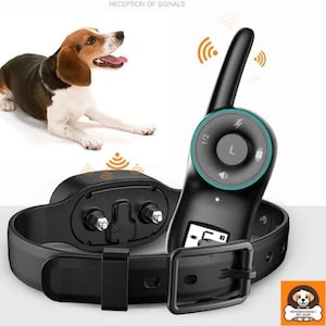 Dog Training Collar – Waterproof Rechargeable Remote Bark Control Shock & Vibration