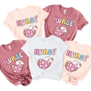 Nurse Shirt, Nurse T-Shirt, Nurse Tees, Cute Nurse Shirts, Nurse Appreciation Gift, Nurse Gift Idea, Nurses Week Gift, love nurse shirt