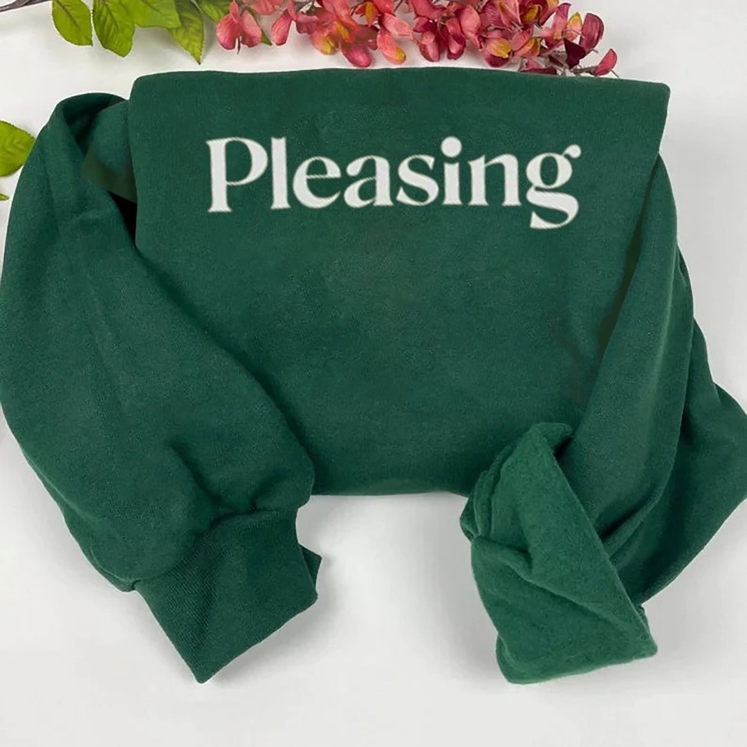 The Green Pleasing Crewneck the Pleasing Crewneck Sweatshirt - Etsy UK