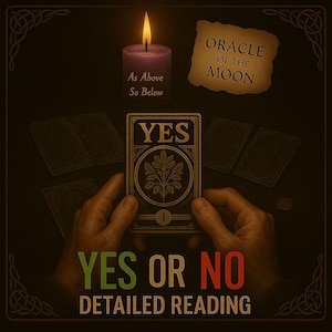 Ja of nee Tarotlezen | Snelle en nauwkeurige antwoorden | 3 kaarten uitgespreid | Liefde, carrière en levensvragen | Intuïtief antwoord | Zelfde uur, zelfde dag |